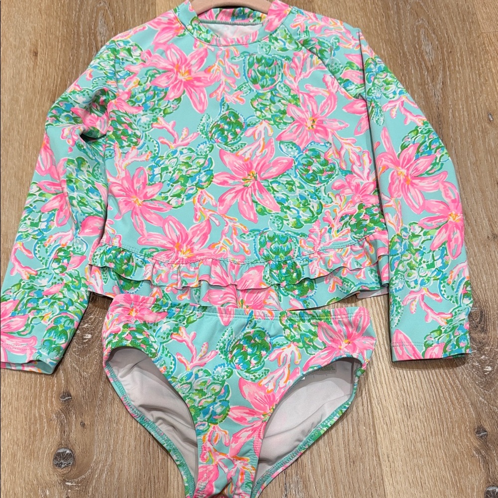 Lilly Pulitzer so shellegent sz 5 Kids Swim Set